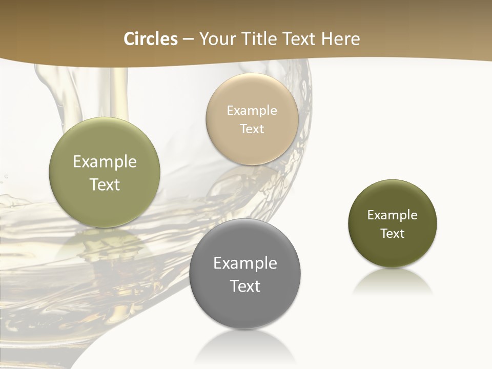 Snifter Close Up Drink PowerPoint Template