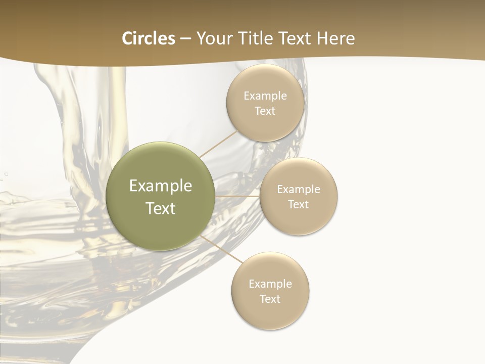 Snifter Close Up Drink PowerPoint Template