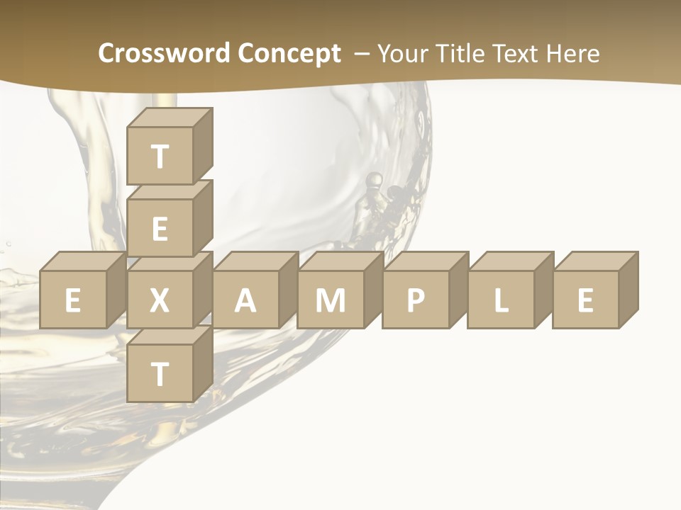 Snifter Close Up Drink PowerPoint Template