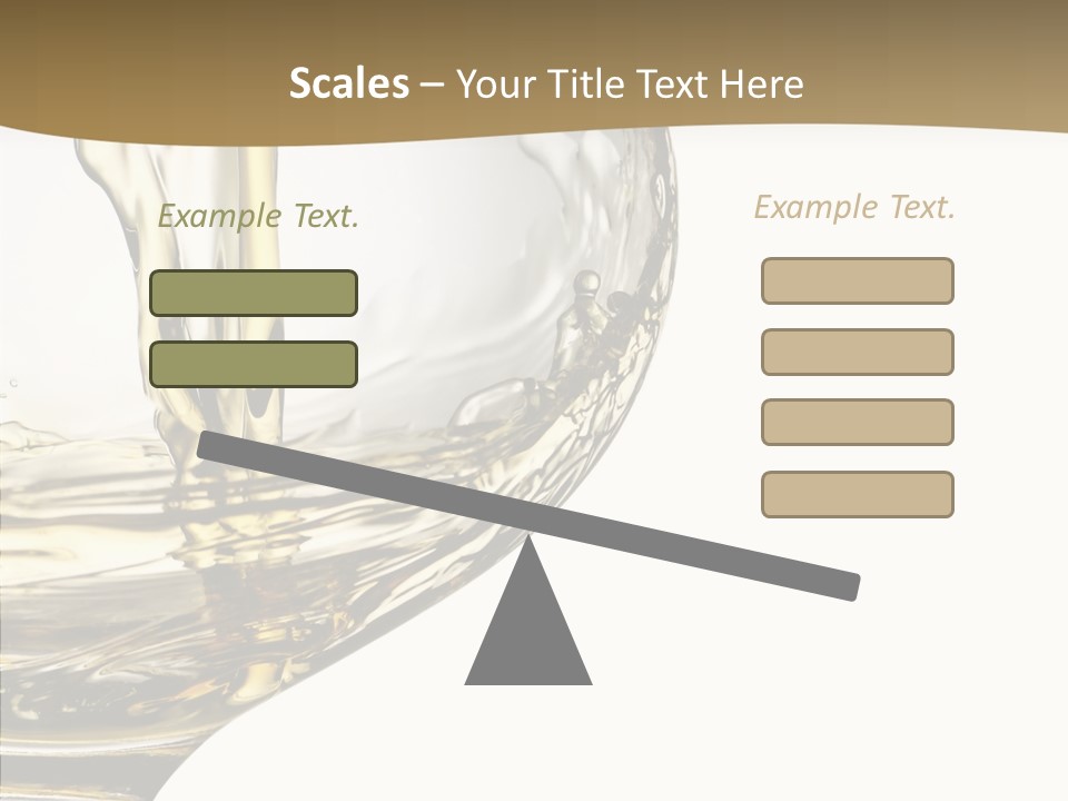 Snifter Close Up Drink PowerPoint Template