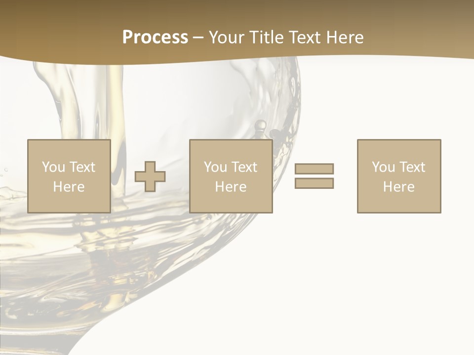 Snifter Close Up Drink PowerPoint Template