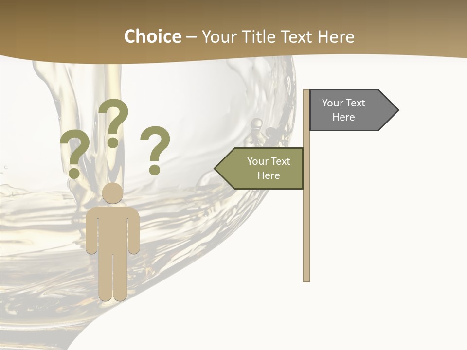 Snifter Close Up Drink PowerPoint Template