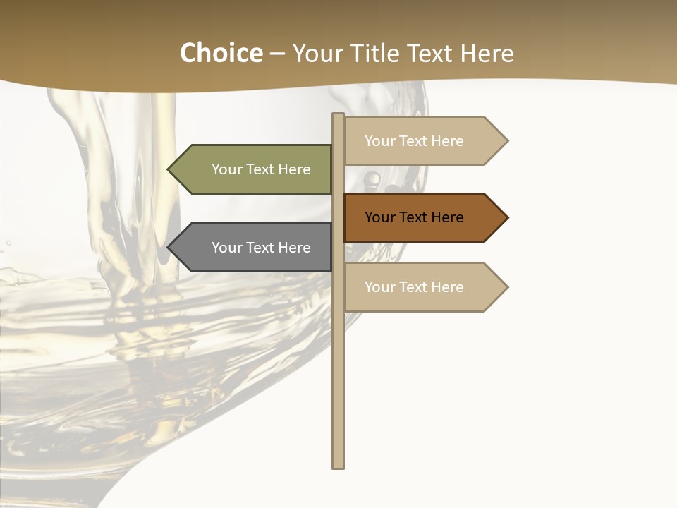 Snifter Close Up Drink PowerPoint Template
