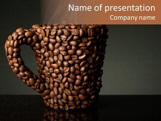 Steam Brown Comfort PowerPoint Template