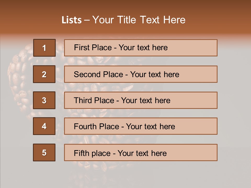 Steam Brown Comfort PowerPoint Template