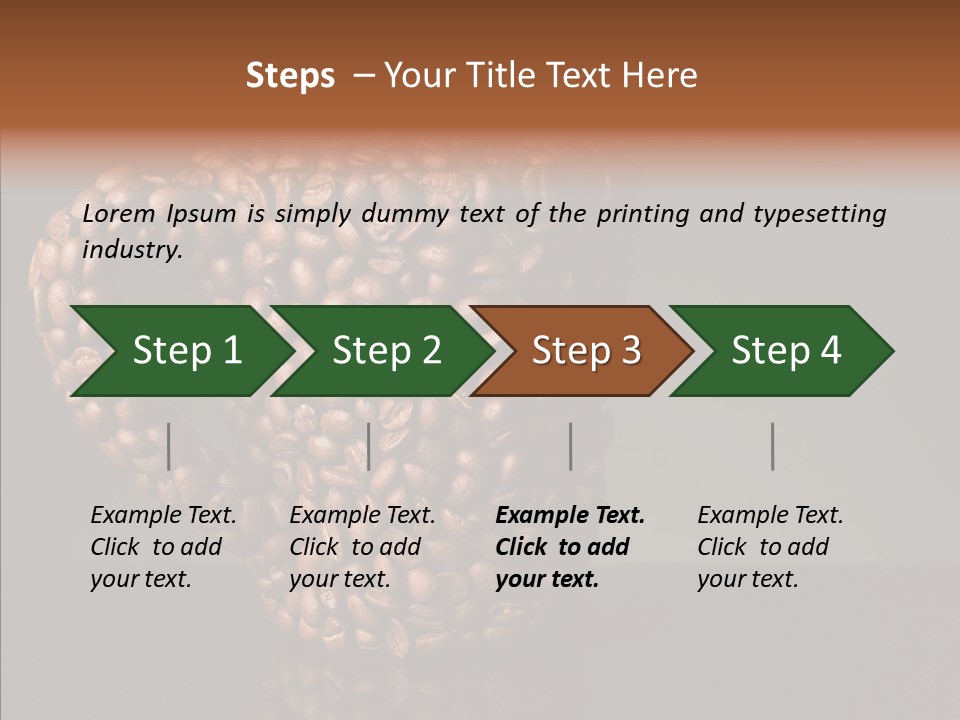Steam Brown Comfort PowerPoint Template