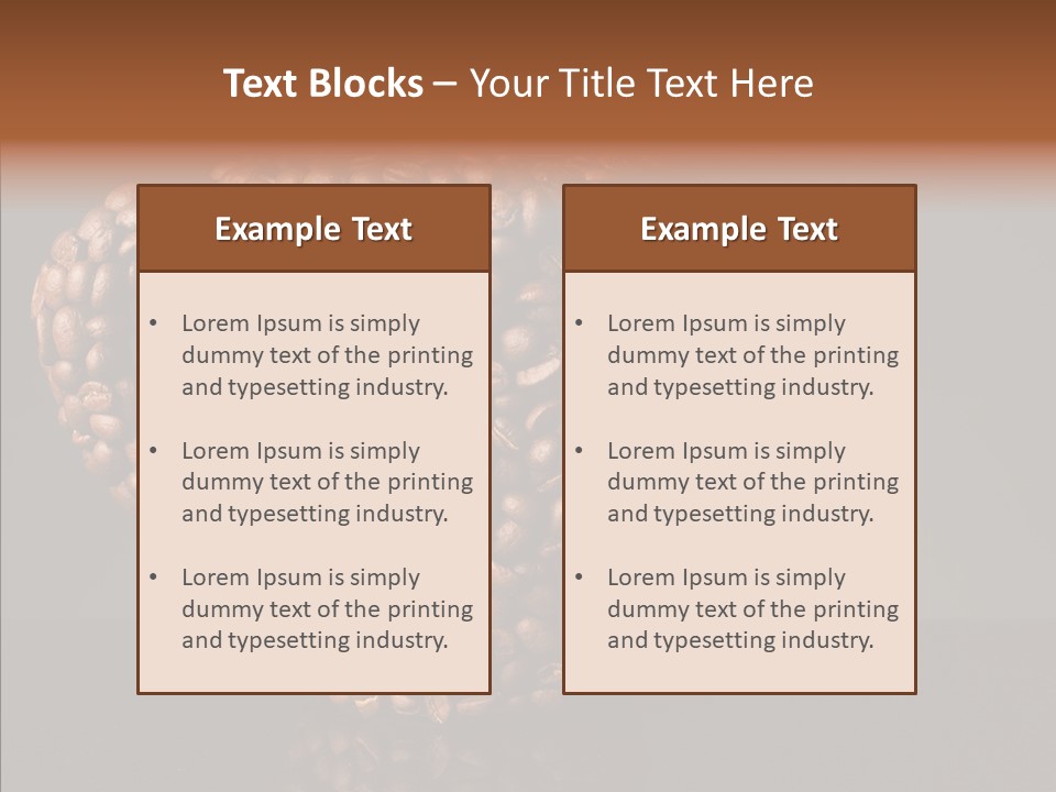 Steam Brown Comfort PowerPoint Template