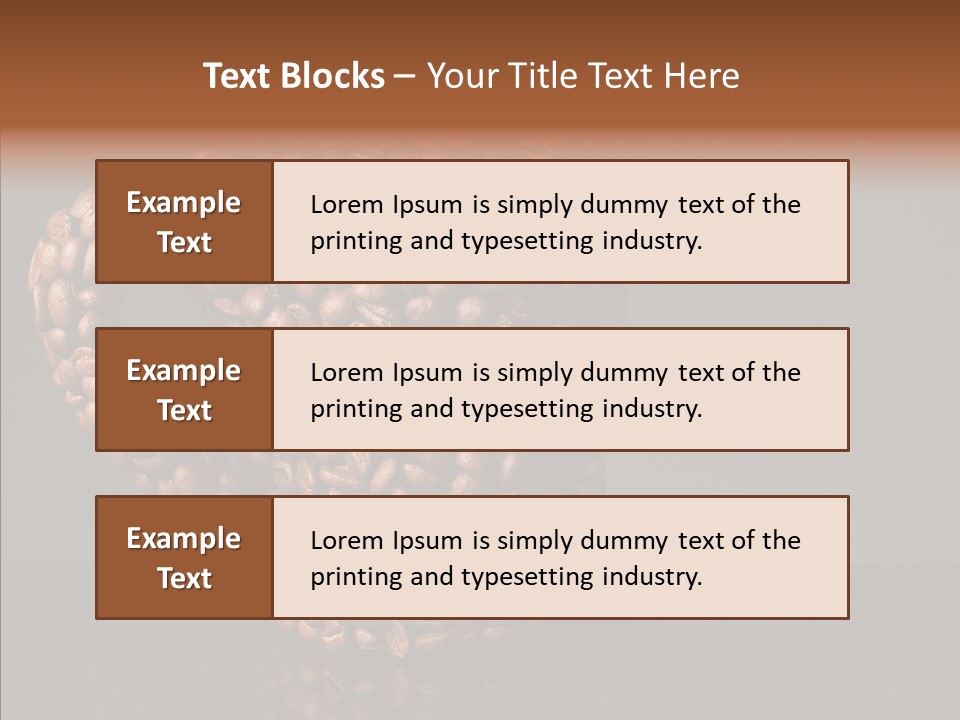 Steam Brown Comfort PowerPoint Template