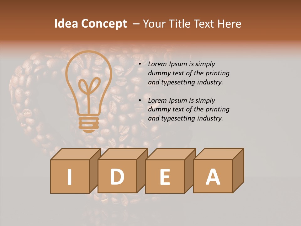 Steam Brown Comfort PowerPoint Template