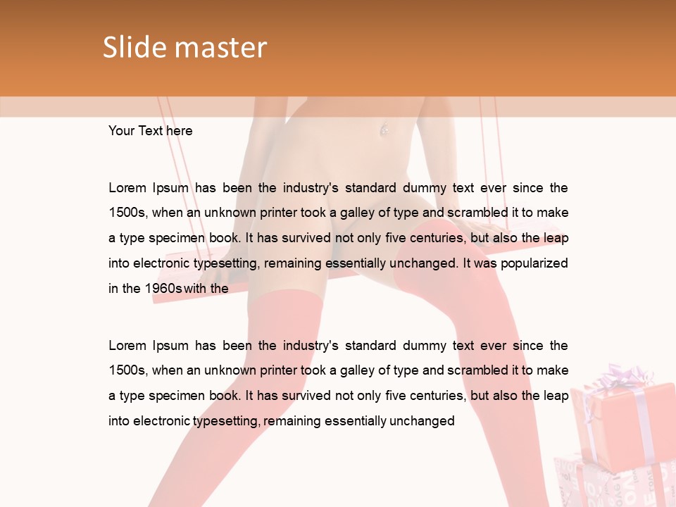 Form Sexual Sexy PowerPoint Template