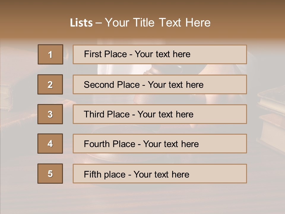 Divorce Close Wooden PowerPoint Template
