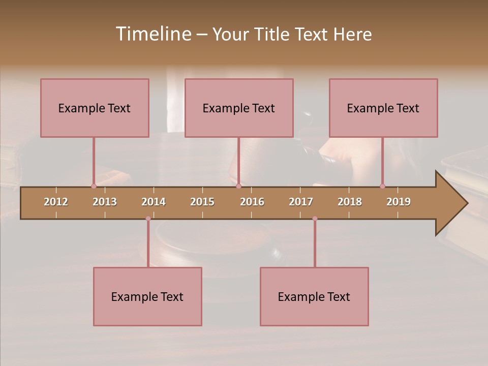 Divorce Close Wooden PowerPoint Template