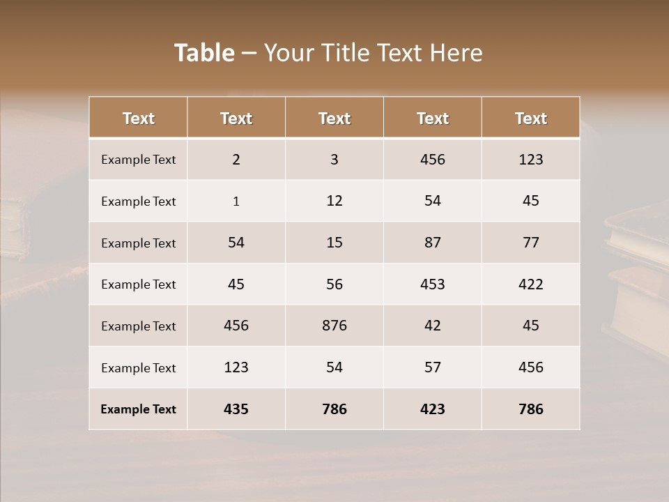 Divorce Close Wooden PowerPoint Template