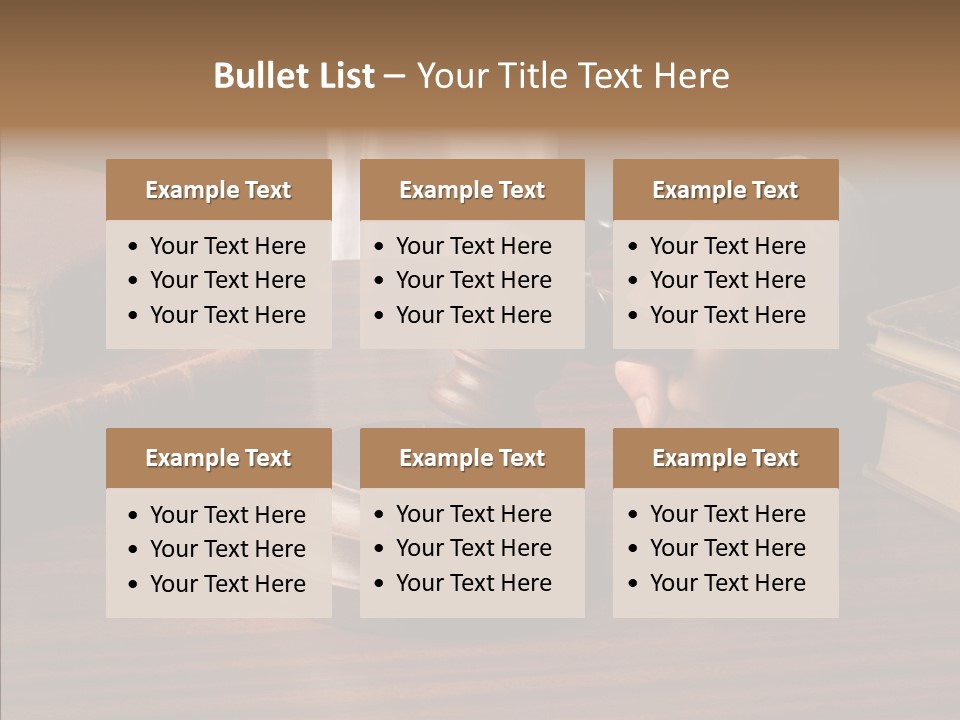 Divorce Close Wooden PowerPoint Template