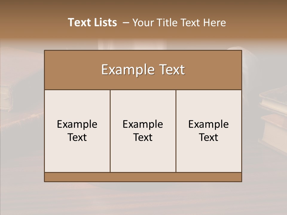 Divorce Close Wooden PowerPoint Template
