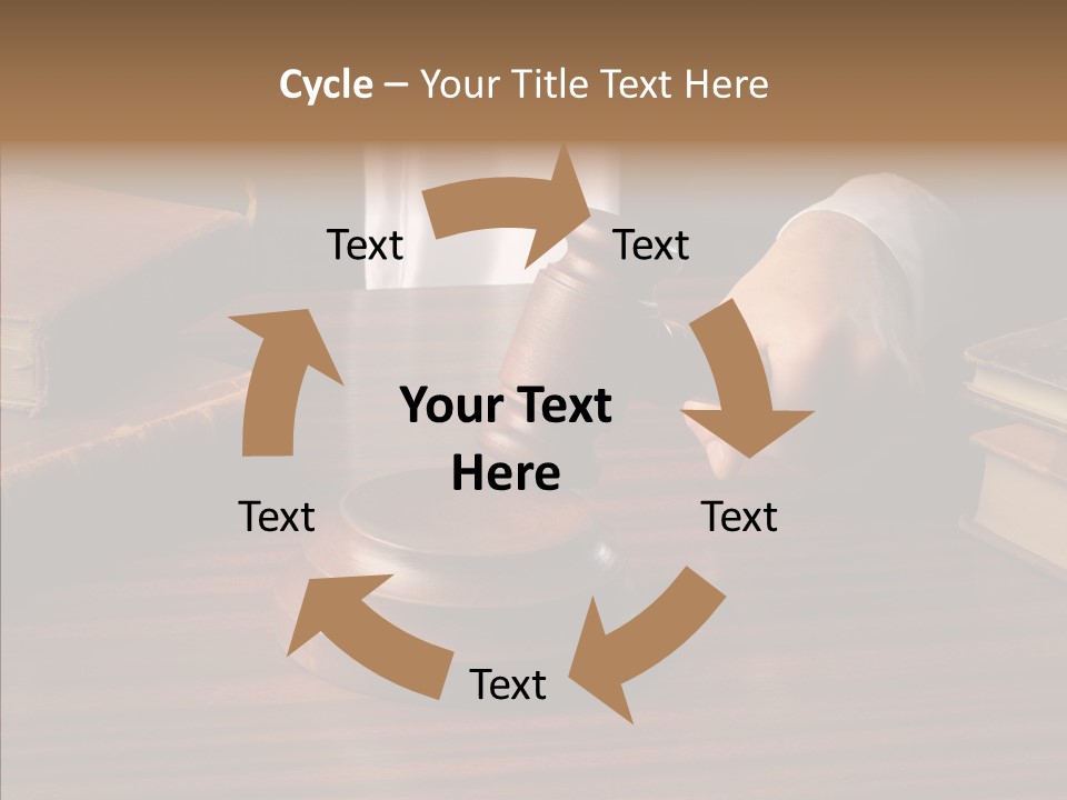 Divorce Close Wooden PowerPoint Template