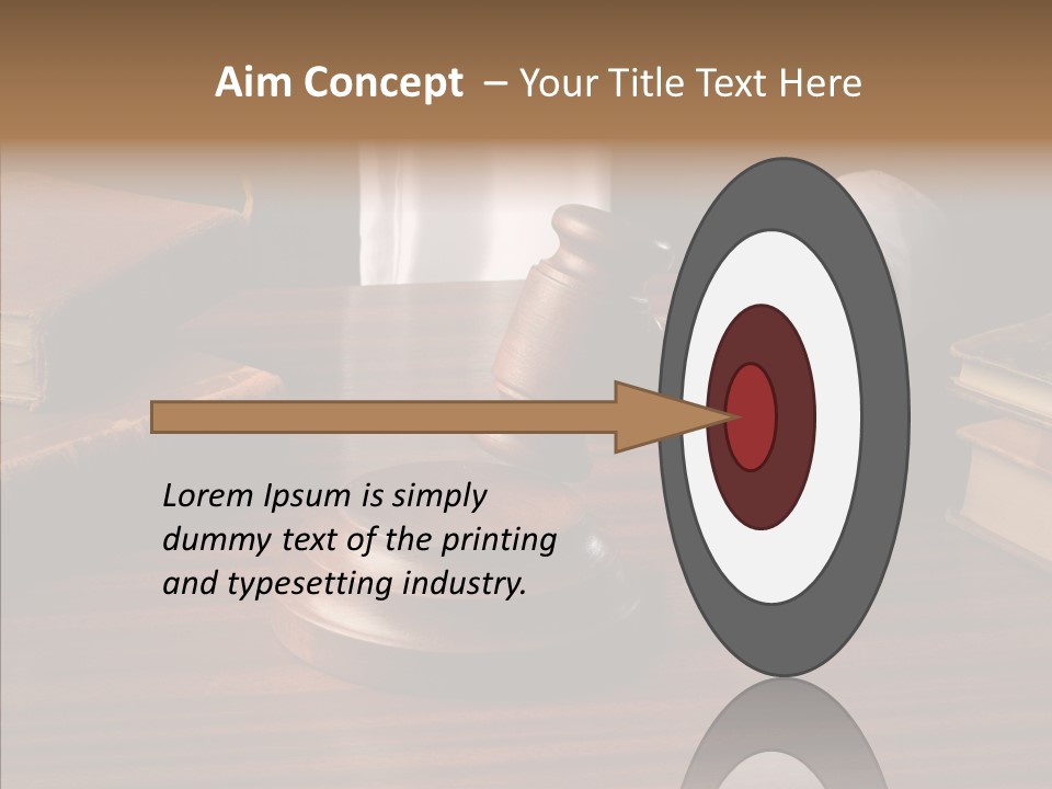 Divorce Close Wooden PowerPoint Template