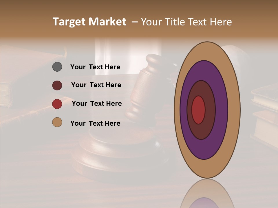 Divorce Close Wooden PowerPoint Template