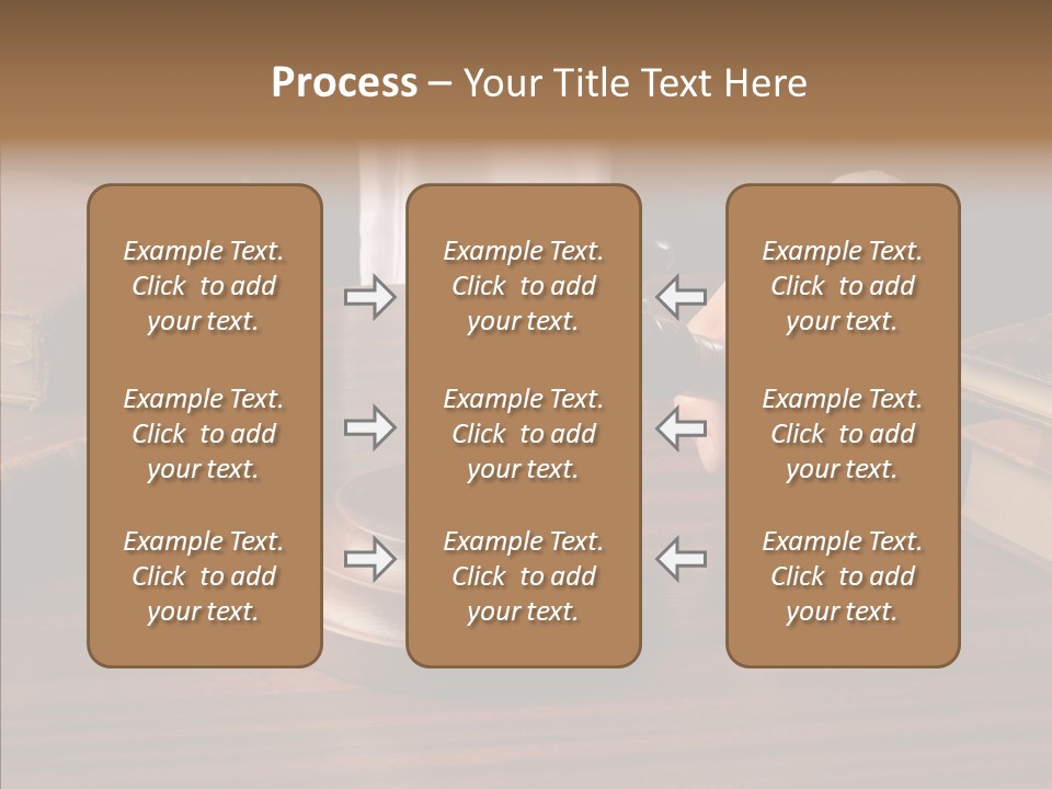 Divorce Close Wooden PowerPoint Template
