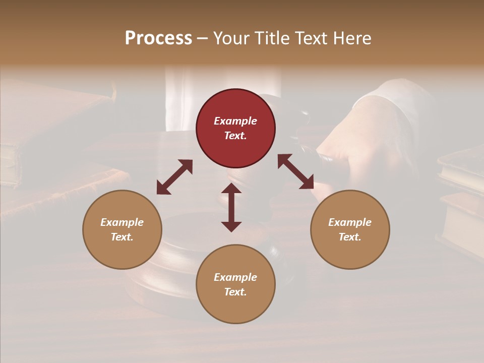 Divorce Close Wooden PowerPoint Template
