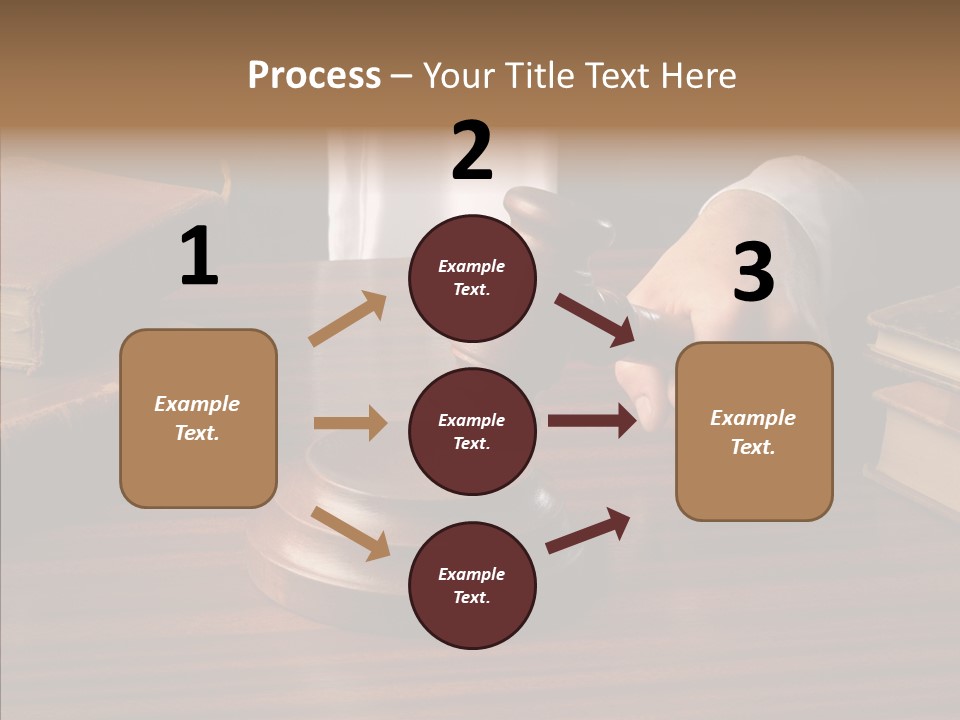Divorce Close Wooden PowerPoint Template