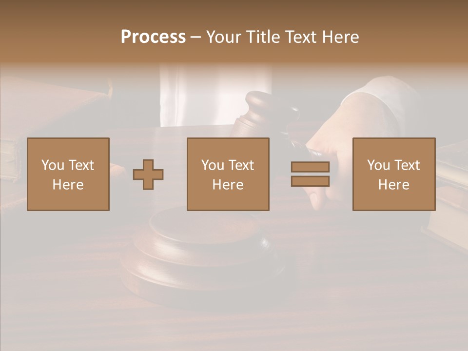 Divorce Close Wooden PowerPoint Template