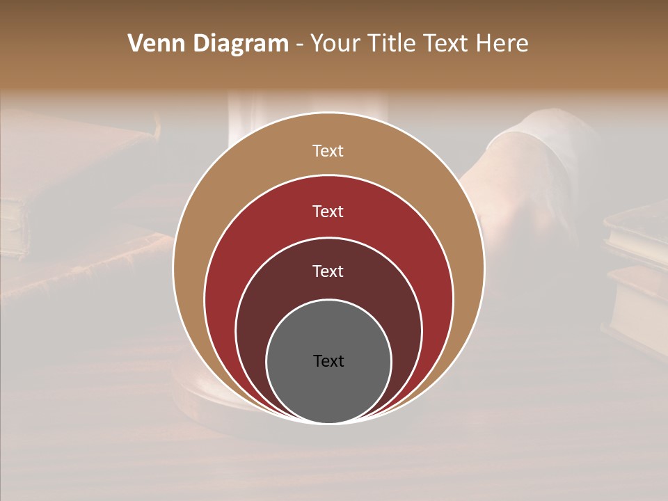 Divorce Close Wooden PowerPoint Template
