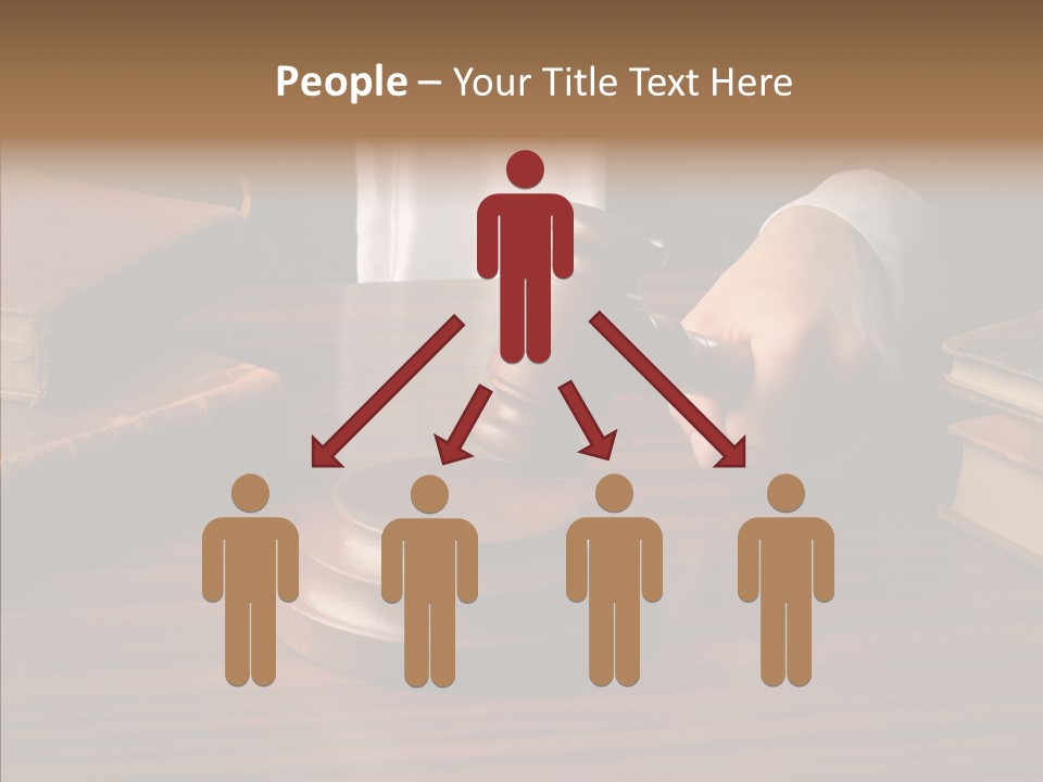 Divorce Close Wooden PowerPoint Template