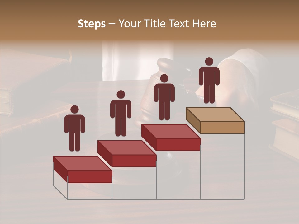 Divorce Close Wooden PowerPoint Template