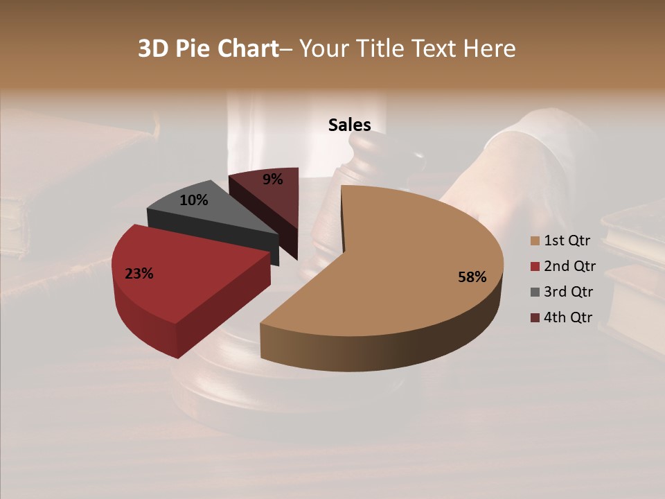 Divorce Close Wooden PowerPoint Template