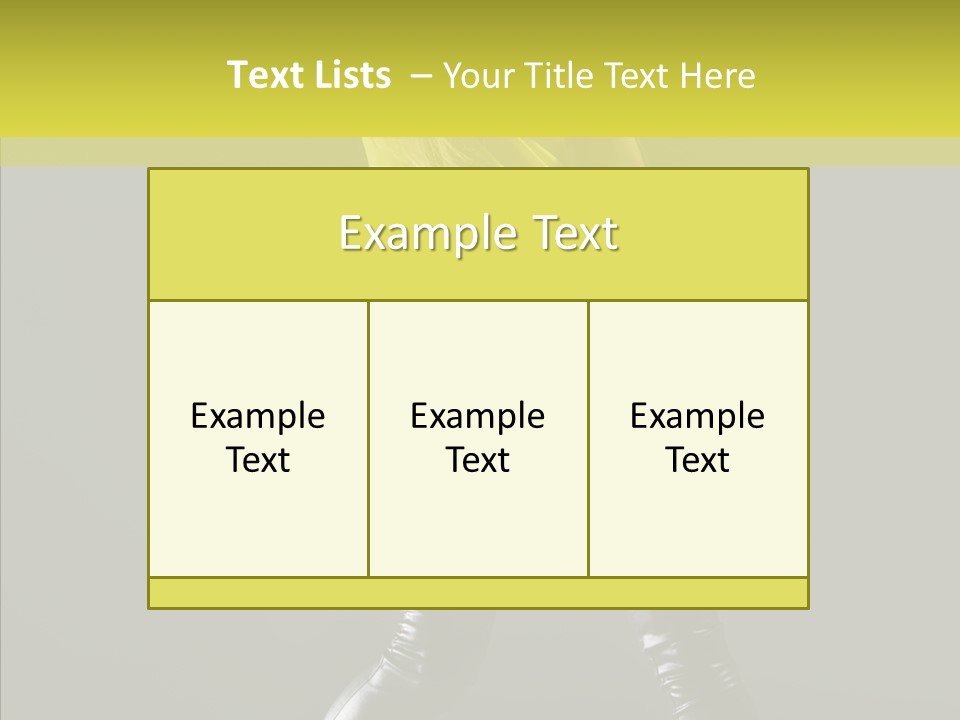 Performer Style Sport PowerPoint Template
