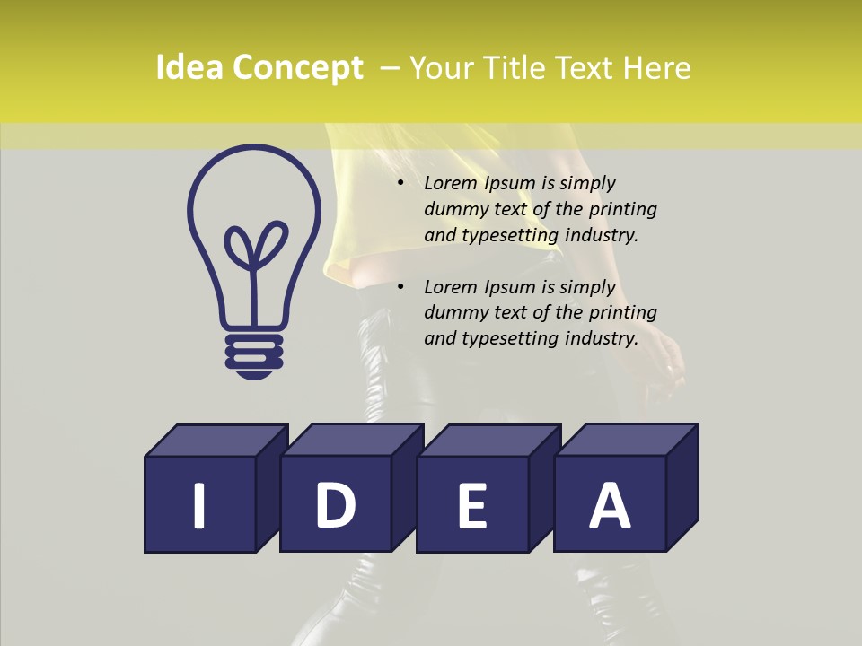 Performer Style Sport PowerPoint Template