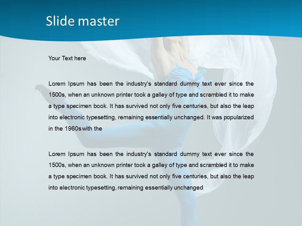 Young Motion Aerobics PowerPoint Template