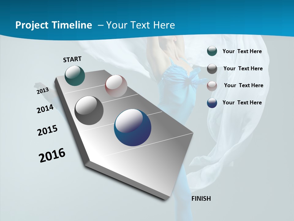 Young Motion Aerobics PowerPoint Template