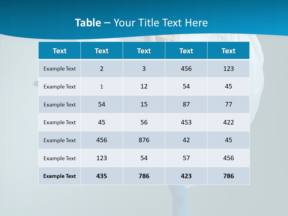 Young Motion Aerobics PowerPoint Template