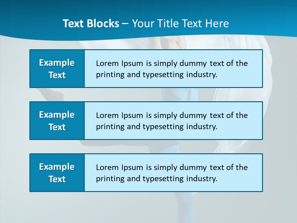 Young Motion Aerobics PowerPoint Template