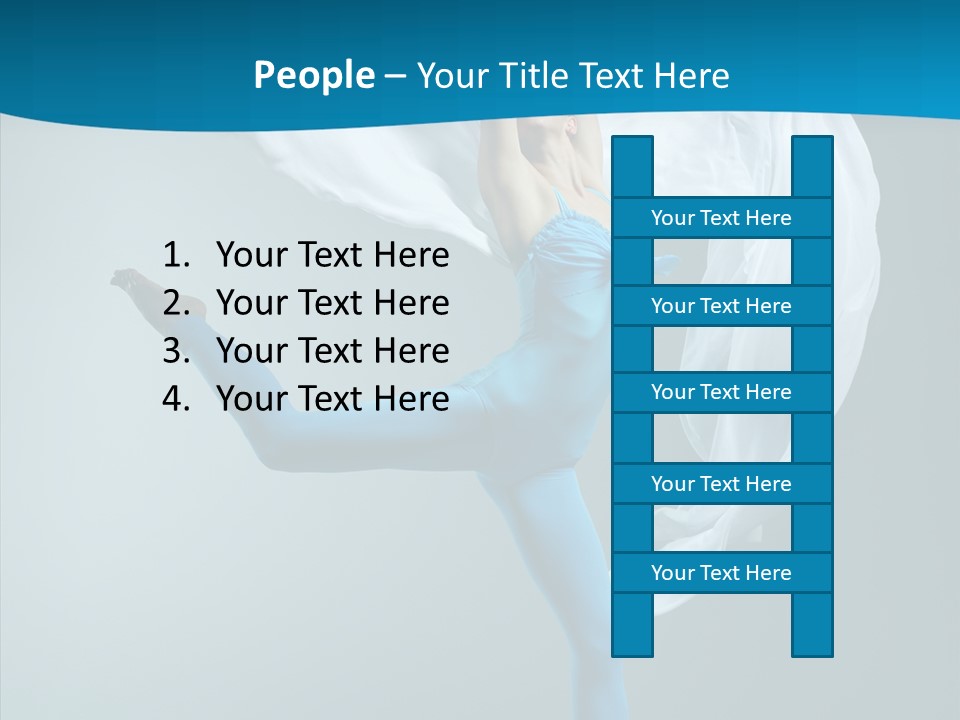 Young Motion Aerobics PowerPoint Template