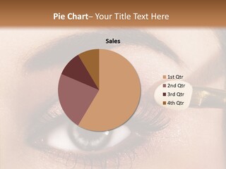 Salon Woman Eyeshadow PowerPoint Template