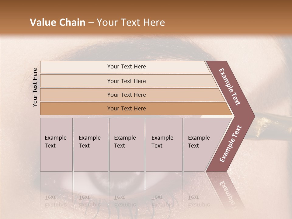 Salon Woman Eyeshadow PowerPoint Template