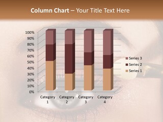 Salon Woman Eyeshadow PowerPoint Template