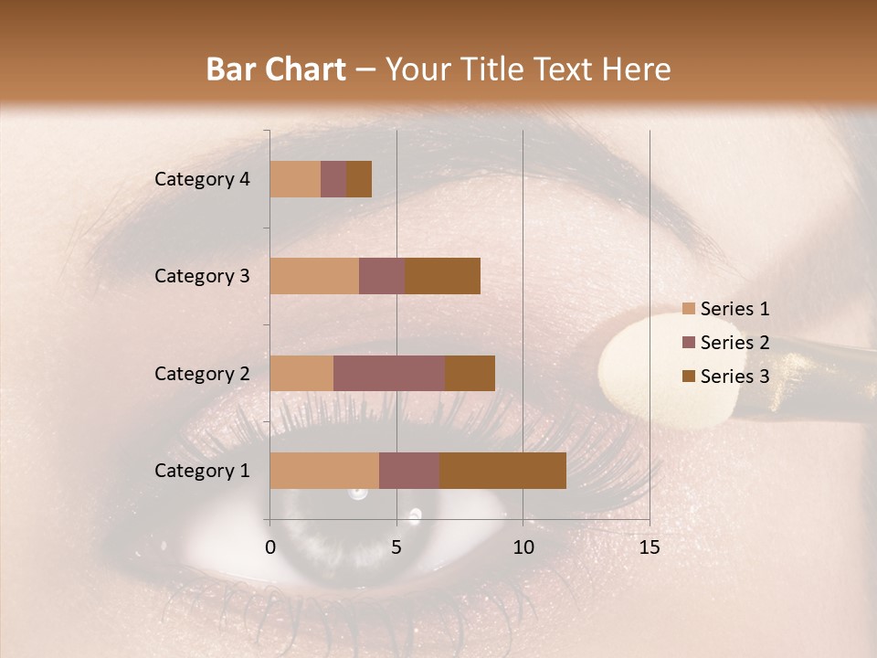 Salon Woman Eyeshadow PowerPoint Template