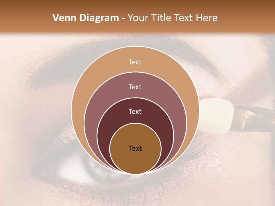Salon Woman Eyeshadow PowerPoint Template