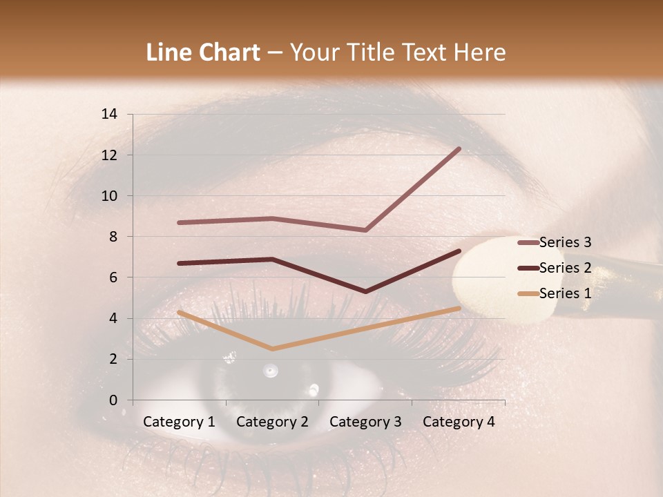 Salon Woman Eyeshadow PowerPoint Template