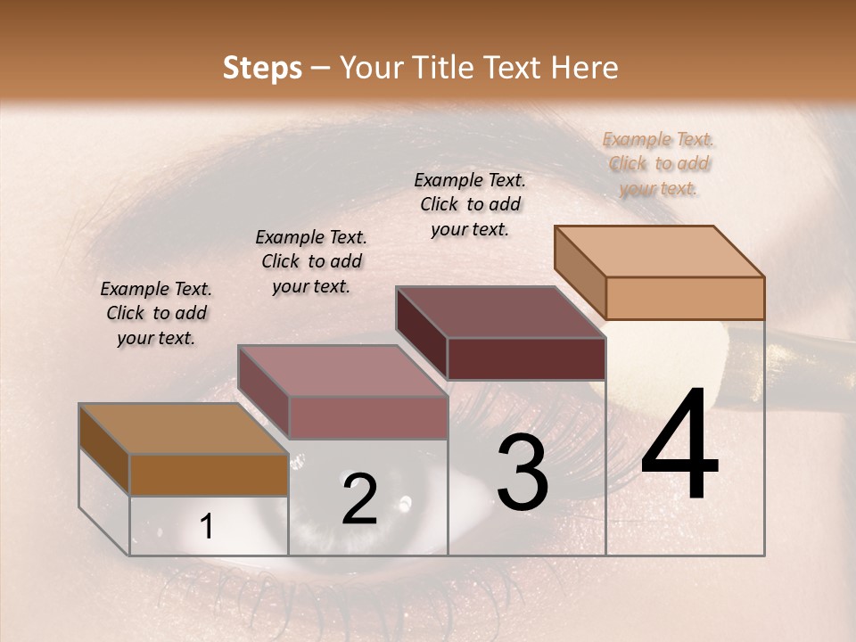 Salon Woman Eyeshadow PowerPoint Template