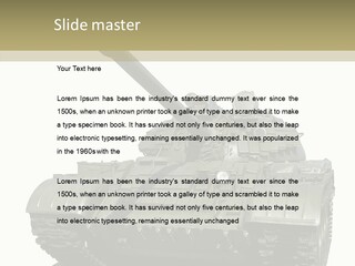 Steel Belarus Weapons PowerPoint Template