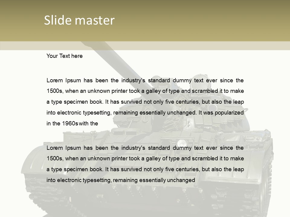 Steel Belarus Weapons PowerPoint Template