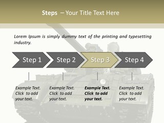 Steel Belarus Weapons PowerPoint Template