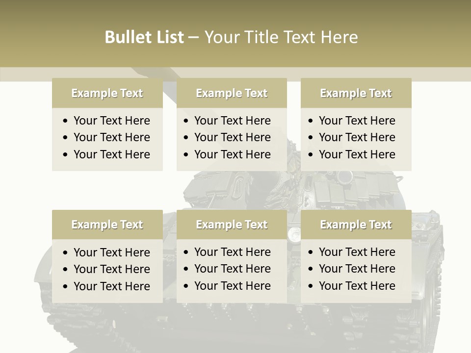 Steel Belarus Weapons PowerPoint Template