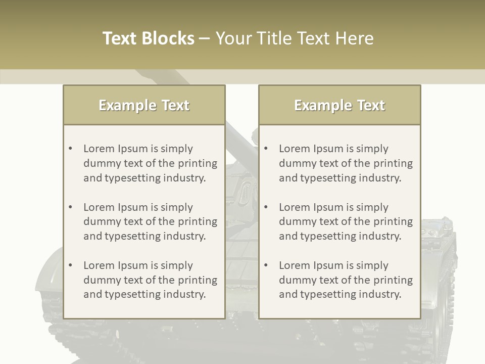 Steel Belarus Weapons PowerPoint Template
