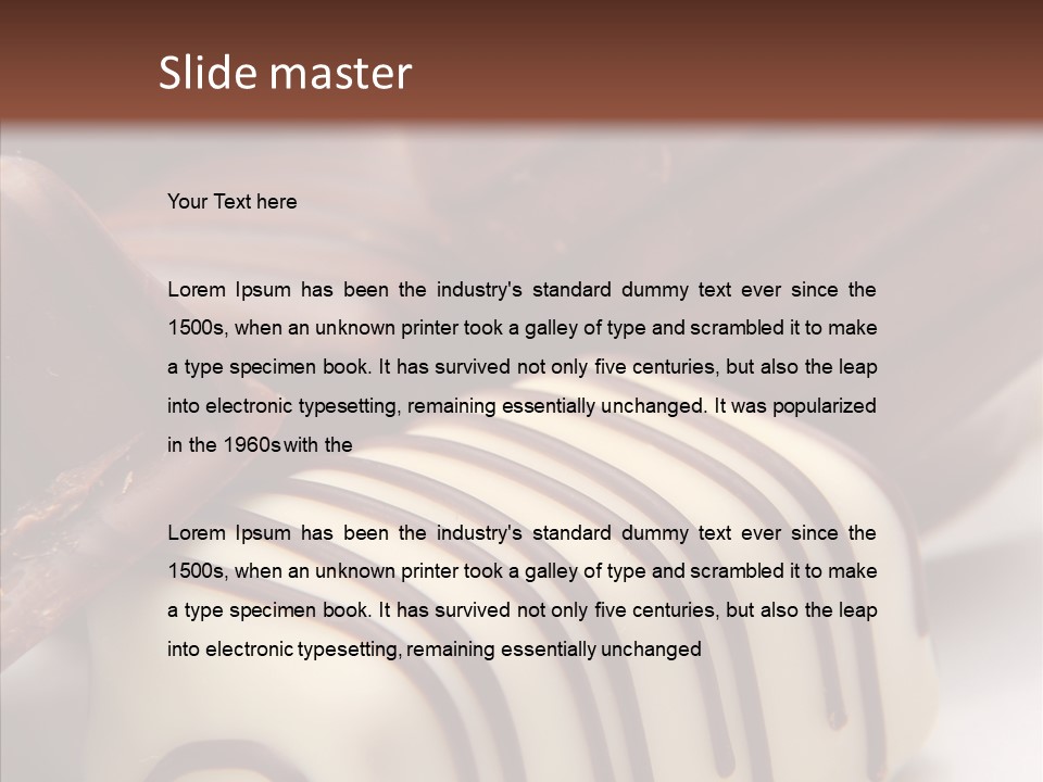 Decorative Texture Anniversary PowerPoint Template